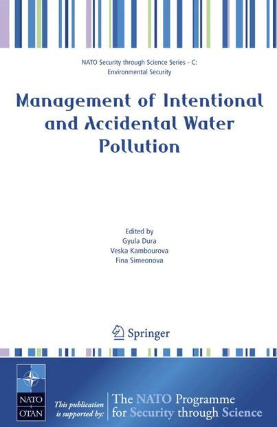 Management of Intentional and Accidental Water Pollution Proceedings of the NATO Advanced Research W Epub